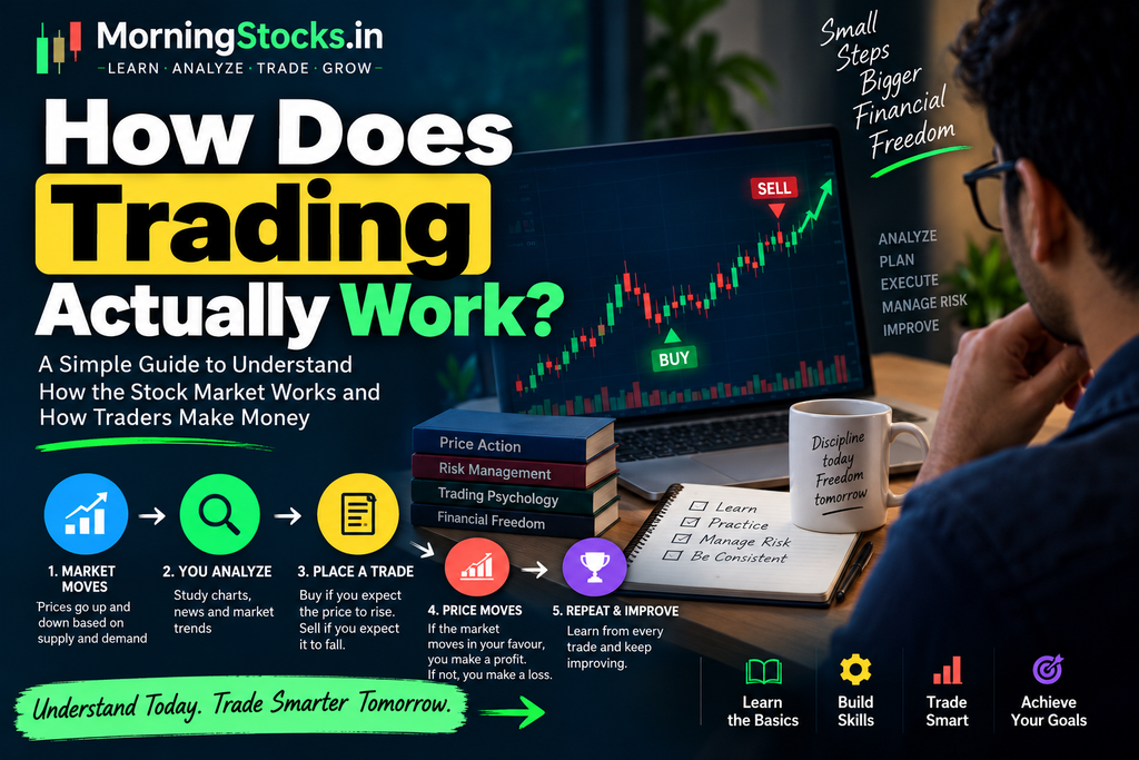 beginner learning what is trading stock market
