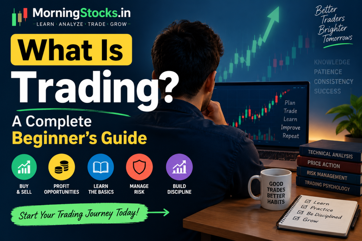 beginner learning what is trading stock market